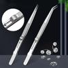 Multi-function High Quality Professional Stainless Steel Tweezers with Buckle for Diamond Gem Jewelry Making Precision Tools