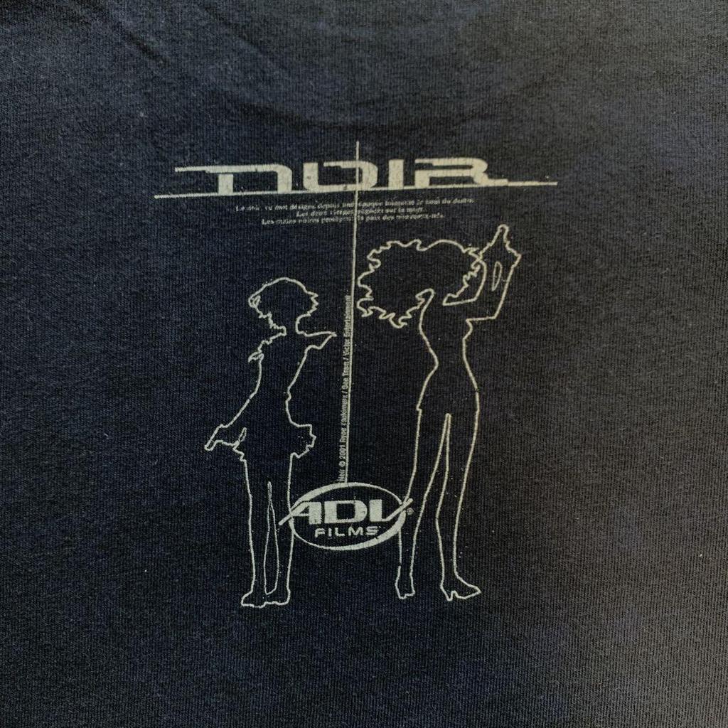 [Б/У] Винтажная футболка с аниме Noir