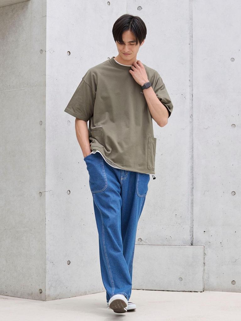 Cohen C.DENIMS Джинсы с боковыми карманами 75406030380 1970 ТЕМНО-СЕРЫЙ(19) L