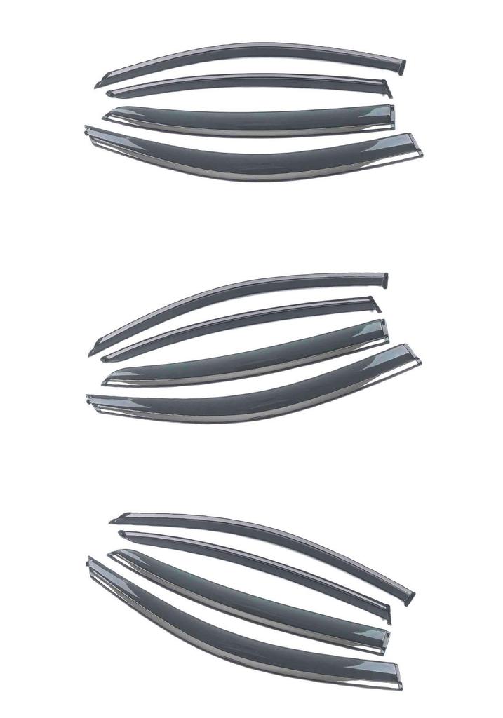 Bright Strip Window Visors & Rain Guards with Thickened Deflector for BYD DENZA N7 '23 Model