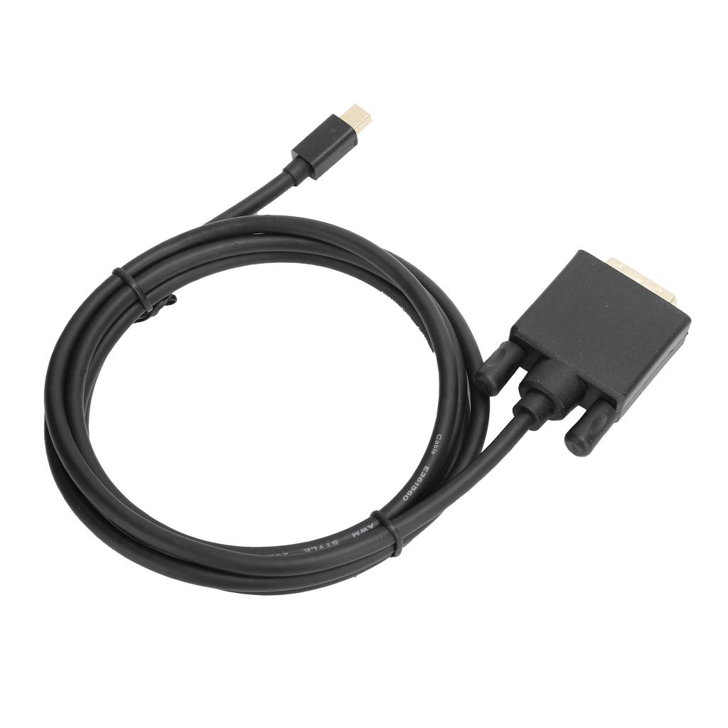 Адаптер-кабель Mini DP на DVI с медным проводником, 4K 1080P, в корпусе из ABS, 1,8 м 5,9 фута