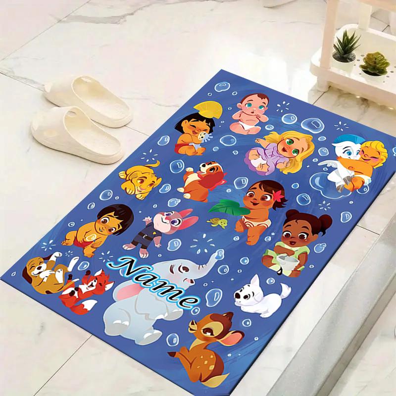 Custom 1Pc Undersea Mermaid Adventure Rug Office Carpet Indoor Outdoor Entrance Doormat Nonslip Soft And Comfortable Living Room D916164