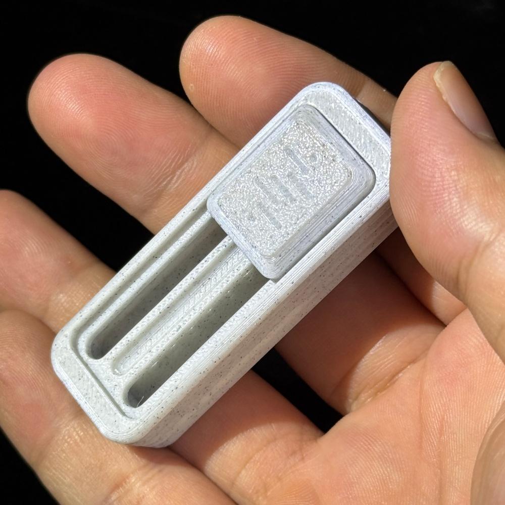 Креативная 3D-печать EDC Игрушка-слайдер Fidget Push Card Снятие стресса Офисная игрушка для взрослых Тревожность СДВГ Изысканный подарок