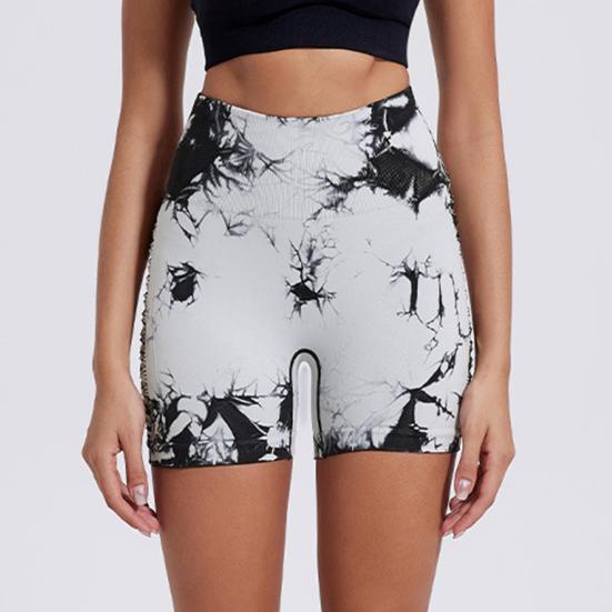 Шорты для йоги, тонкие, эластичные, с контролем живота, полые, бесшовные, быстросохнущие, с высокой защитой от воздействия