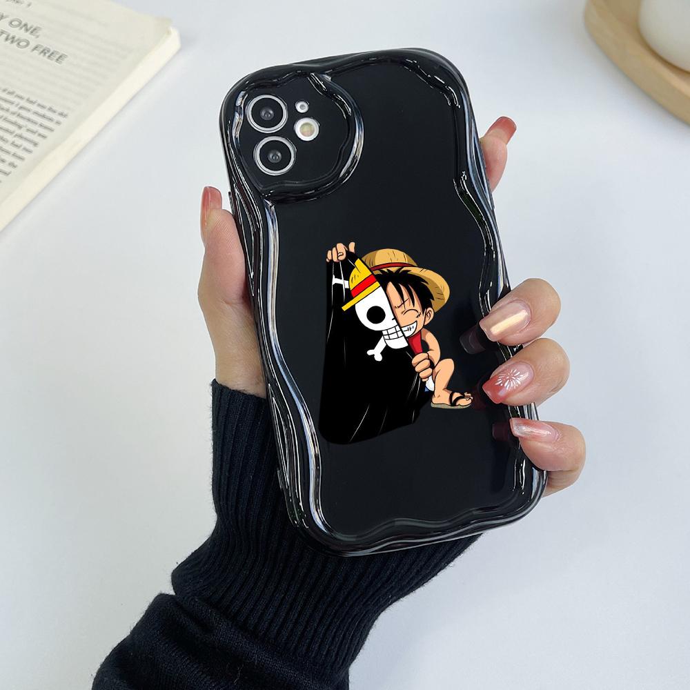 Чехлы для телефонов LZ28 One Piece Luffy Gear 5 Clear Soft Wave для Samsung S24 S23 Ultra S20 FE A54 A14 A52s A51 S10 Huawei Honor 90, защитная задняя крышка
