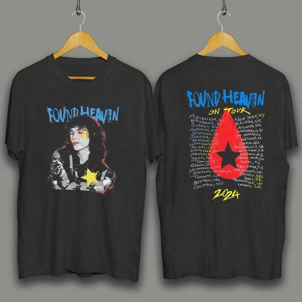 Редкая Горячая Conan Gray 2 Стороны Found Heaven On Tour S to 5XL Футболка SG707