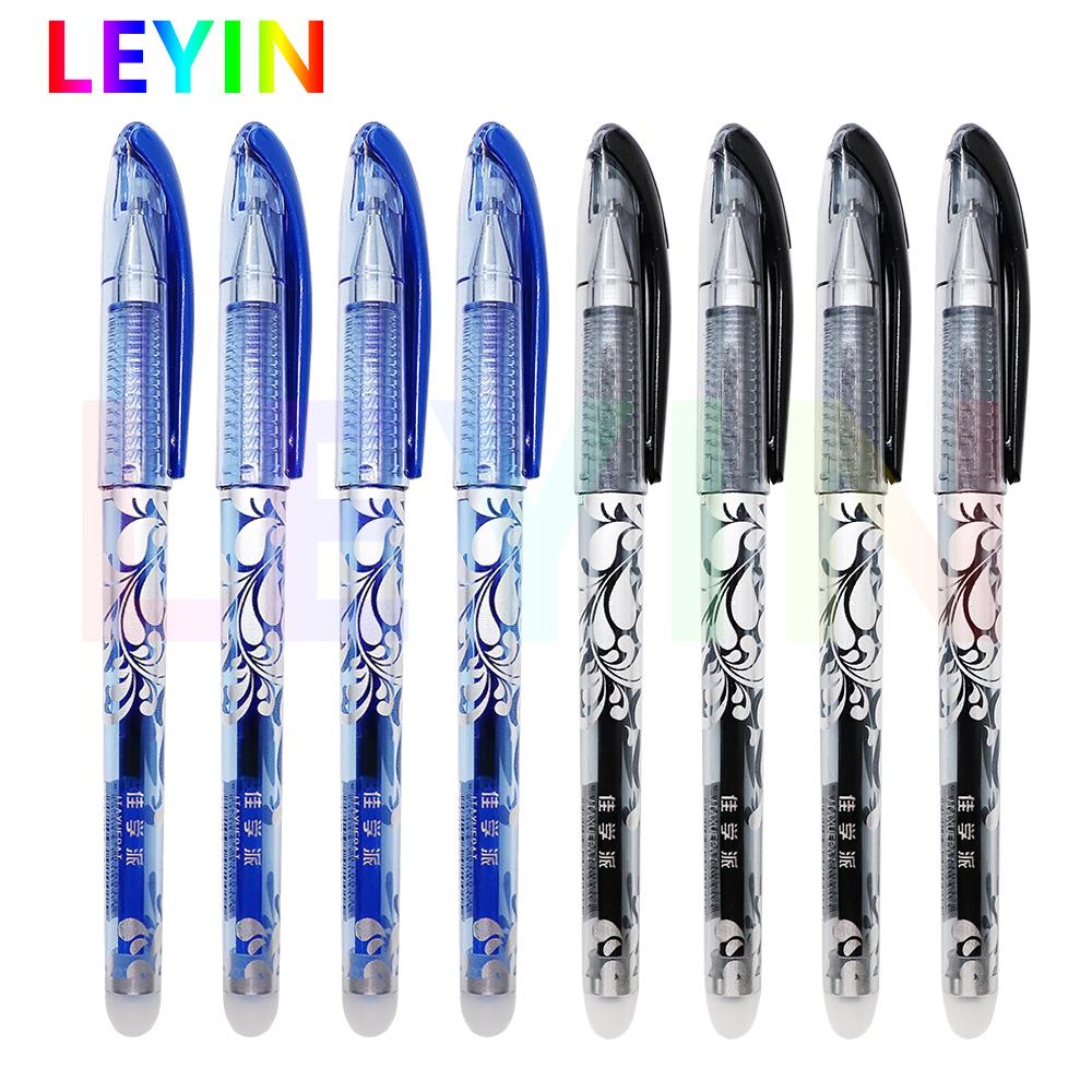 8Pcs/Set 0.5mm Washable Handle Erasable Pen Magical Writing Gel Pen Neutral Pens for School Supplies Stationery Gifts 2020