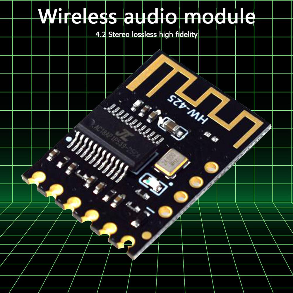 HW-425 Bluetooth-совместимый модуль аудиоприемника 4.2, плата HiFi стерео MP3-декодера
