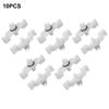 10Pcs 10PCS Door Trim Strip Bar Threshold Pressure Plate Fixed Clip For 2003-2010 Door Sill Rail Scuff Plate Body Clamps