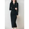 Women's Cashmere Dress 30% Cashmere 70% Wool Autumn and Winter Cashmere Skirt Soft and Warm