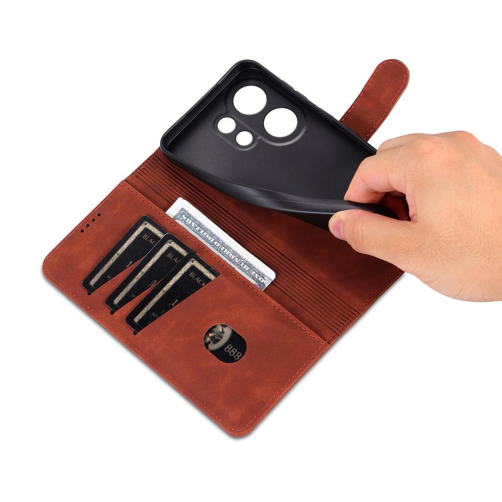 AZNS Чехол-кошелек из искусственной кожи для vivo S30 5G