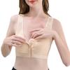 Popular Small Chest Shaping Underwear Front Button Type Thin Bra Without Steel Ring Sports Breathable Vest Bra