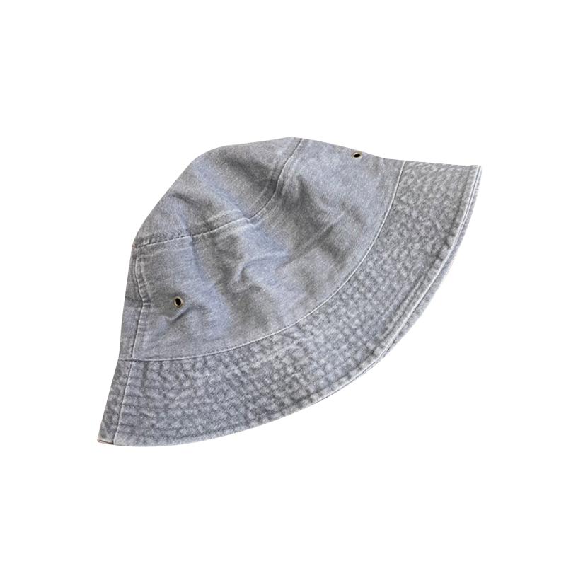 Корейская панама, винтажная мытая ковбойская рыбацкая шляпа, модная панама для пар для мужчин и женщин, дышащая однотонная пляжная шляпа