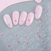 Rabbit Ears Nail Art Decals Waterproof Nail Decals New Easter Rabbit 3D Nail Stickers  Manicure DIY