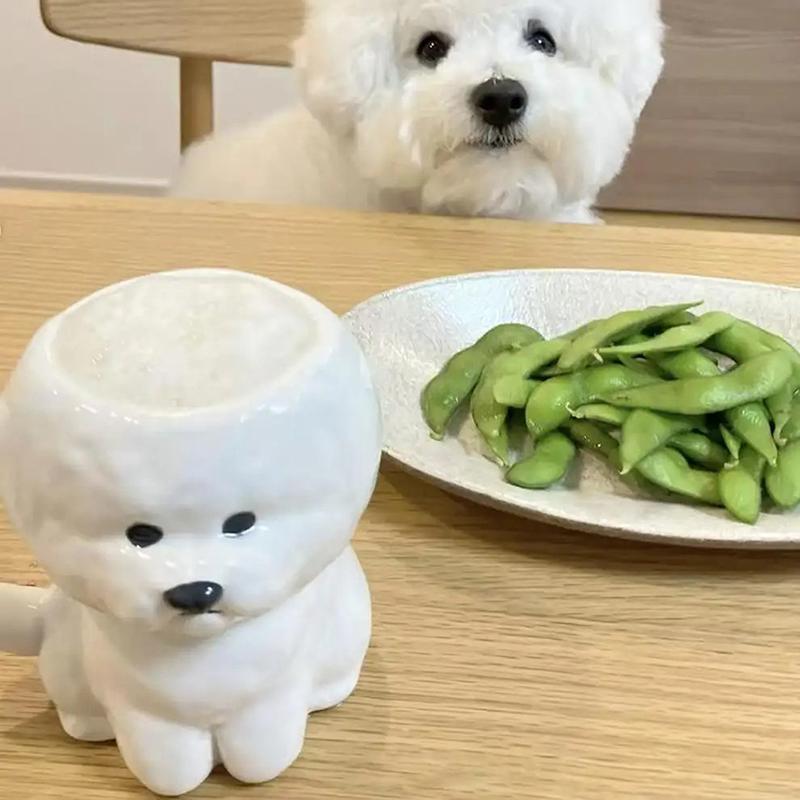 Креативные Милые Кружки с Маленькой Собачкой Cerc Офисные Чашки для Питья Воды Кофейные Чашки Подарки на День Рождения Парные Чашки Домашнее Ежедневное Использование