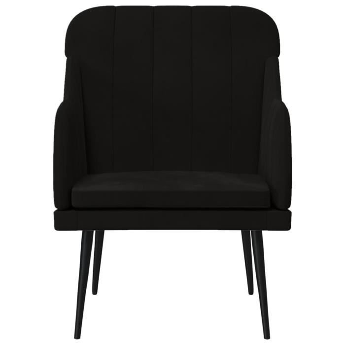 VidaXL Armchair Black 63x76x80 Cm Velvet 351459