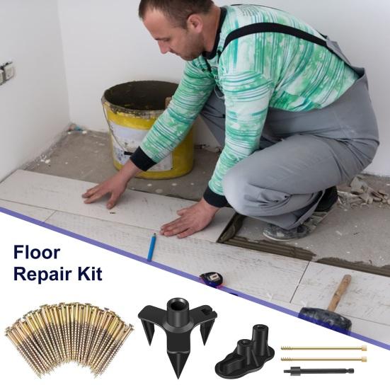Комплект для ремонта скрипящего пола с винтами 50/125, шумоподавление пробкового пола, устранение скрипа, инструменты для ремонта пола своими руками
