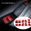 For Tesla Model 3 2017-2020 Lift Switch Button Door Open Sticker Trim Red