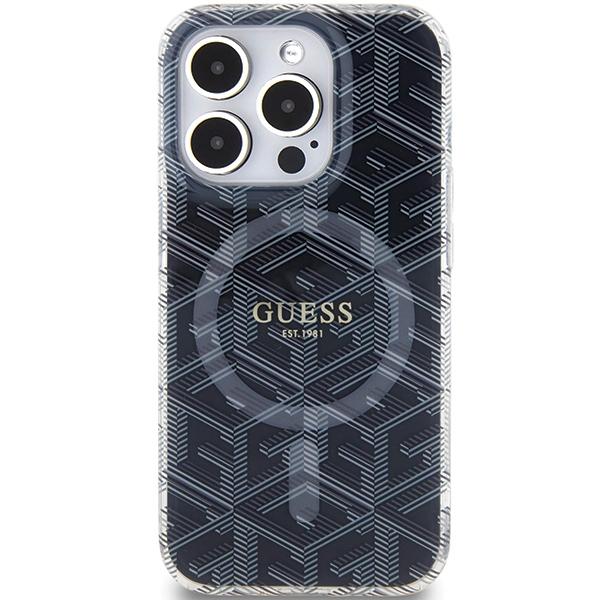 Guess Guhmp15Xhgcustgk Iphone 15 Pro Max 6.7 Czarny/Black Hardcase Iml Gcube Magsafe
