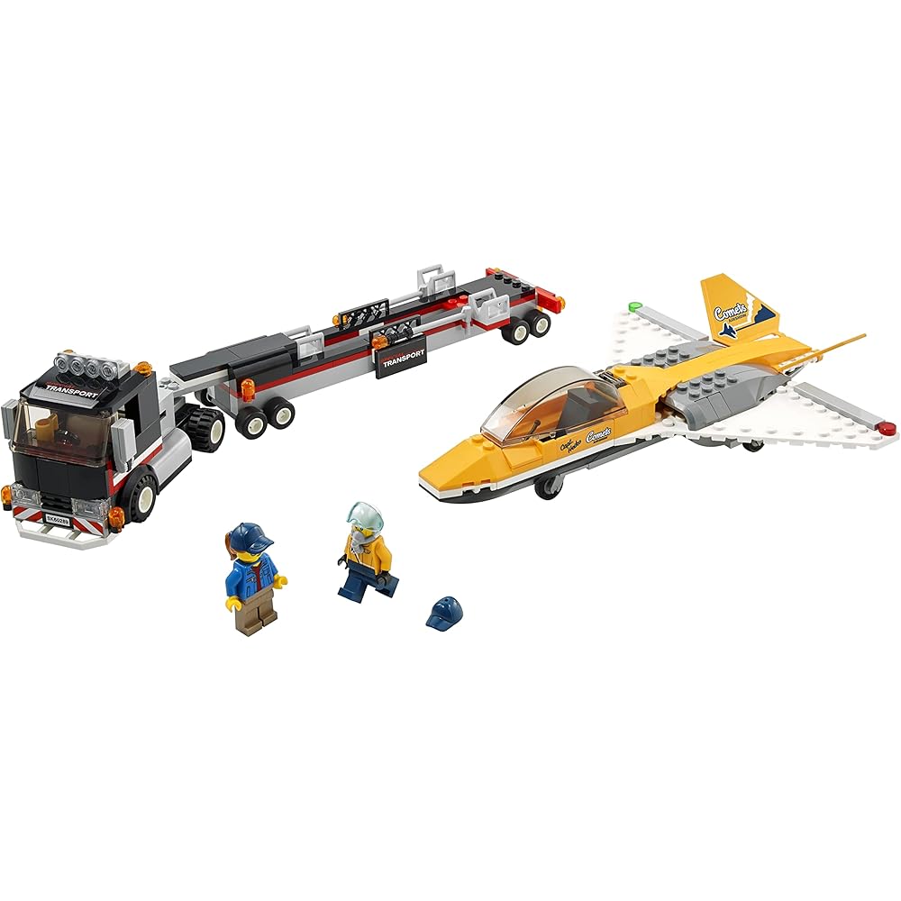 LEGO City Jet Transport Vehicle 60289 with Air Show Theme, Building Blocks, Educational Toy