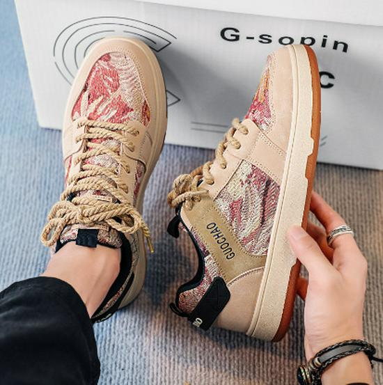 Men's Black Casual and Trendy Air Force Sports Shoes for Autumn and Winter