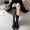 Women's Lolita Style Lace Heart Summer Thin Mid-tube Socks Sweet Japanese White Soft Breathable Calf Jk Socks for Girls