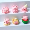 3D Pig Food Play Cream Glue Смола Украшения Брелок для DIY Ювелирные Изделия