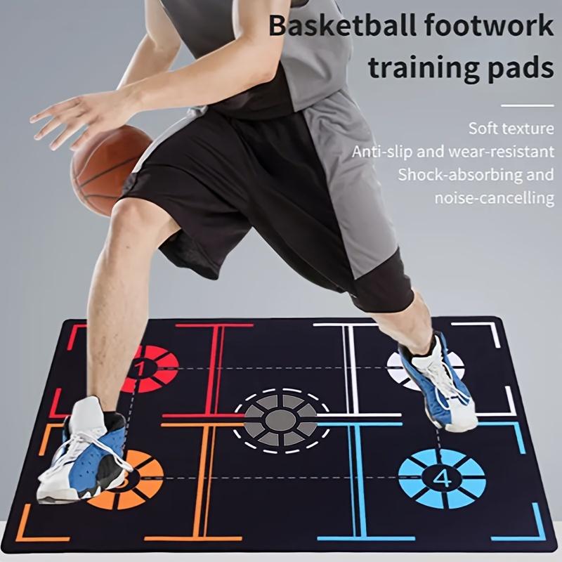 Black Basketball Training Carpet Mat Rug Home Decoration Skill Practice Floor Mat Player Movement Non Slip Home Bedroom Decor