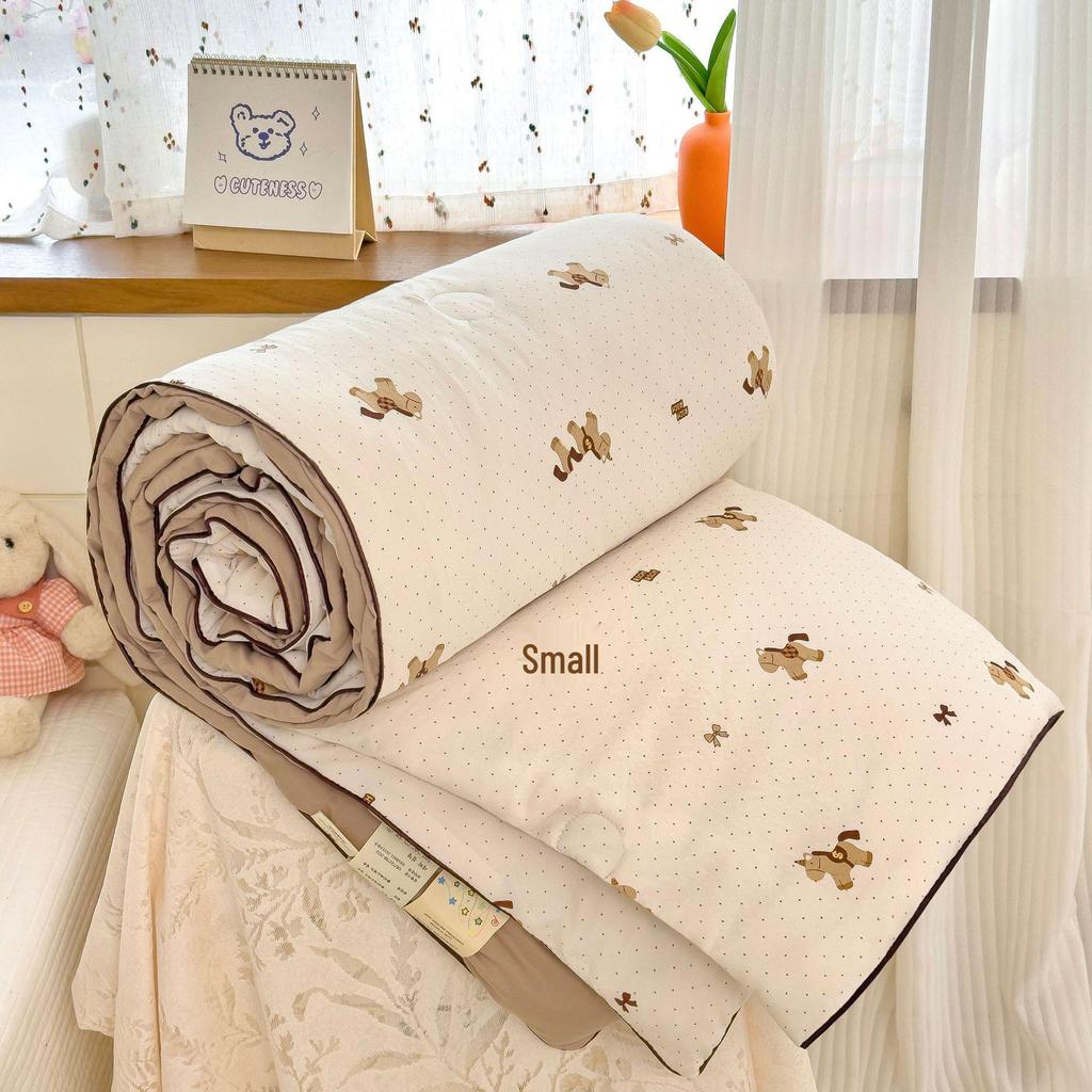 Охлаждающее летнее одеяло класса А для младенцев из стираного хлопка и соевого волокна