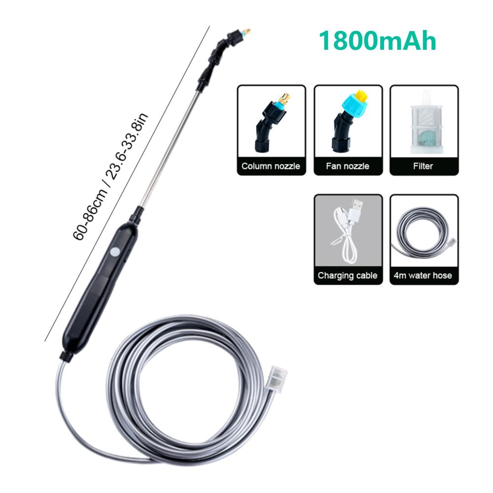 Electric Gardening Sprayer USB Rechargeable Plant Sprayer Portable Watering Spray High-Pressure Sprinkler Garden Irrigation Tool