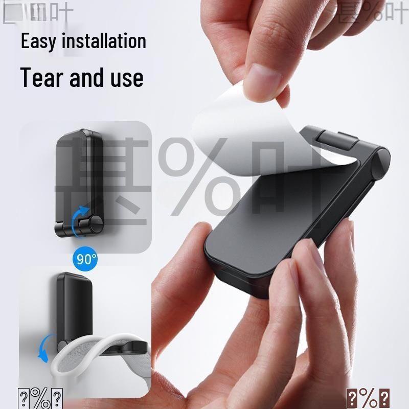 Under-Desk Headphone Hanger & Wall Mount Bracket for Over-Ear Headphones