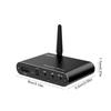 Аудиоадаптер Bluetooth 5.4 с поддержкой 3,5 мм Aux HiFi Музыкальный беспроводной адаптер BT/ воспроизведение с U-диска С пультом дистанционного управления для телевизора Домашнего стерео