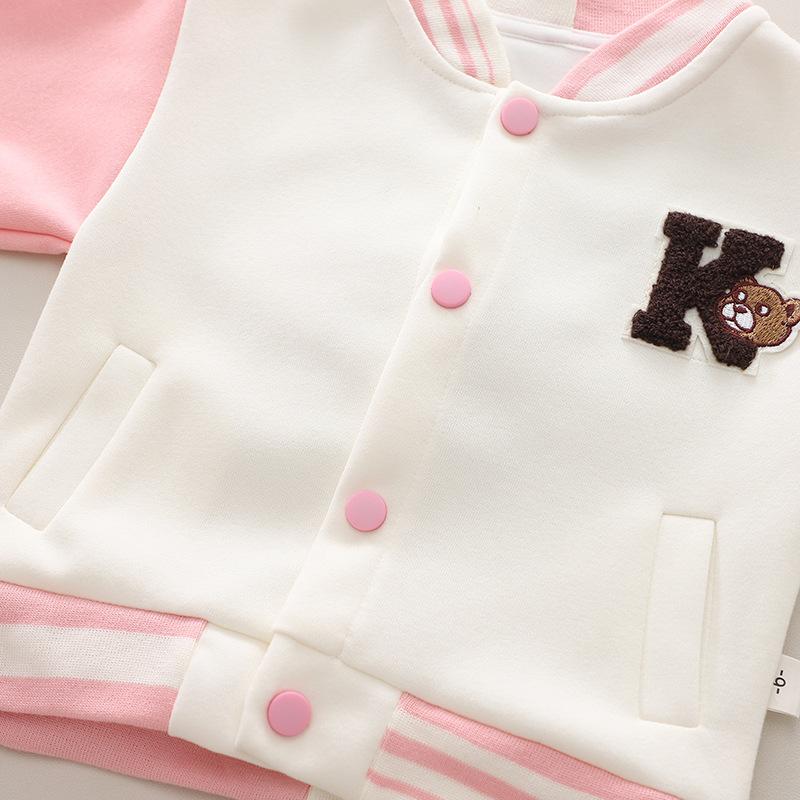 Children's Baseball Suit Set for Boys and Girls Spring and Autumn Clothing Sports and Leisure Two-piece Set