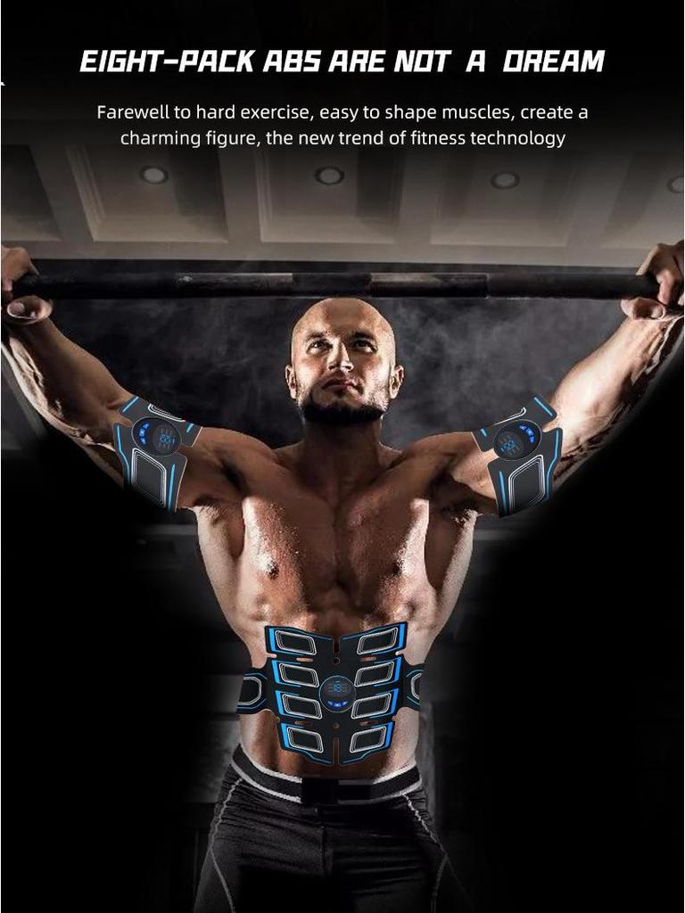 Умный EMS Тренажер для похудения живота и ног