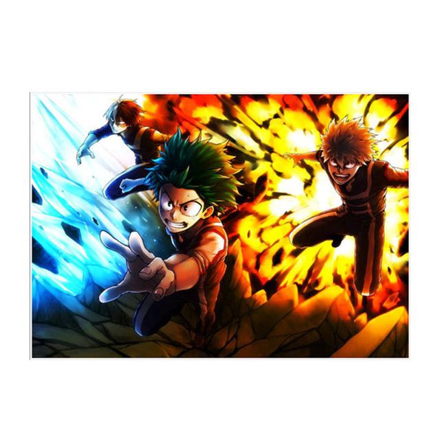 Япония герой аниме эстетика картины холст живопись плакаты и принты художественная академия росписи дома детская комната стены украшения дома без рамки
