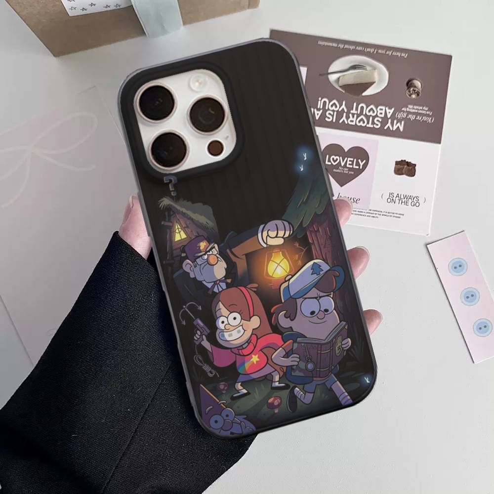 Гравити Фолз Свинья Для IPhone 16 15 11 12 13 14 17 Pro Max PLUS Pro Мягкий Гофрированный Силиконовый Задний Чехол для Телефона