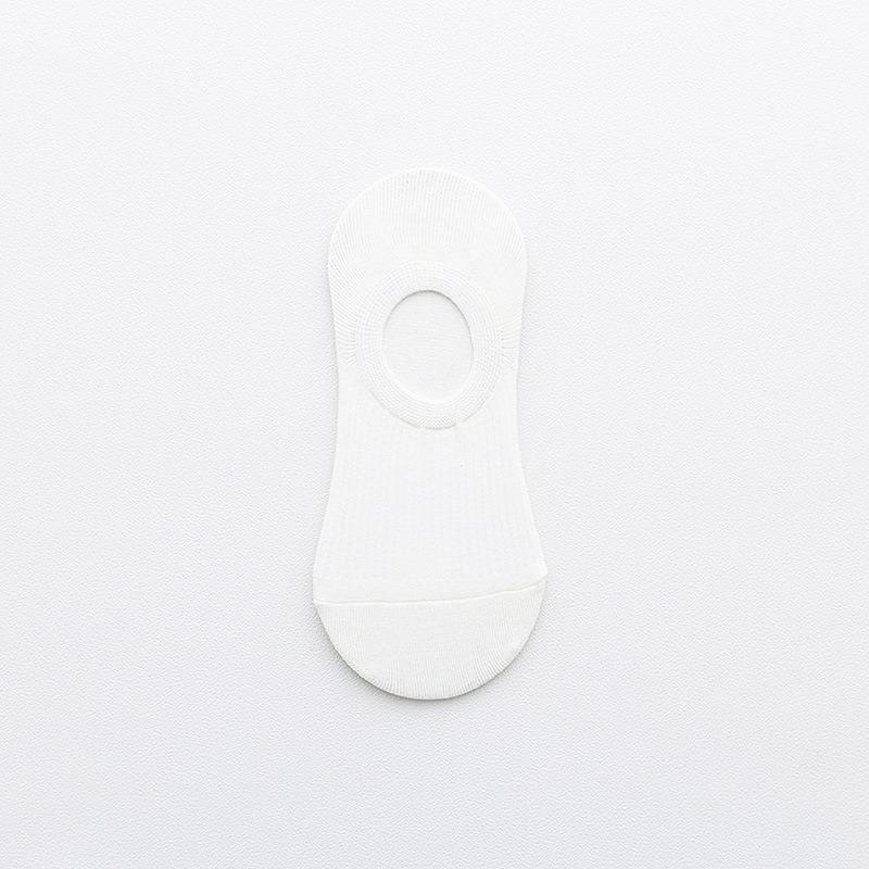 Женские Весенне-Летние Тонкие Новые Цветные Хлопковые Силиконовые Нескользящие С Неглубоким Вырезом Не Спадают с Невидимыми Носками