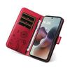 For Motorola Moto G56 5G Leather Wallet Case with Strap Dandelion Imprint Phone Stand Cover