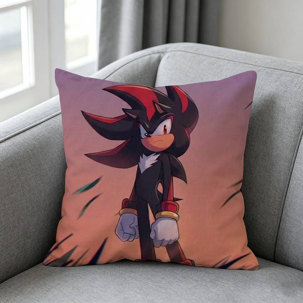 Shadoww The HHedgehog Pillow cover Soft Microfiber Pillowcase Home Sofa Decor Surprise Decorative printed