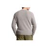 Мужской свитер с круглым вырезом и вышитым логотипом Polo Ralph Lauren, серый 710946146-004
