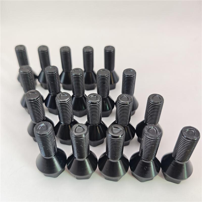 5PCS/20PCS Wheel Lug Bolt Nuts M12X1.5 M14X1.5 M14X1.25 for BMW E46 325 E90 E39 E60 E53 1-2-3-4-5-6-7-8 X1-X2-X3-X4-X5-X6 Z4