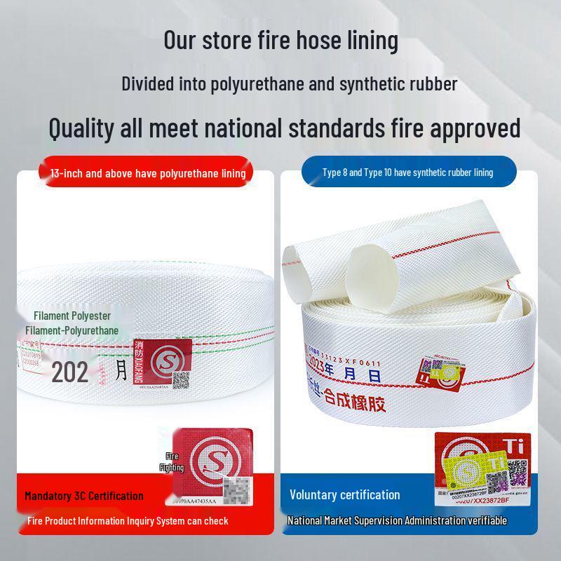 Пожарный рукав высокого давления 65 футов и соединитель для гидранта со взрывозащищенным водяным пистолетом, 20/25 м