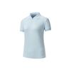 Повседневная спортивная свободная удобная дышащая футболка-поло с коротким рукавом женские топы небесно-голубой SA1250SP63T-BL154