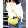 Холщовая сумка женская, креативная забавная сумка в форме банана и яблока, сумка-мессенджер для милой мягкой девушки