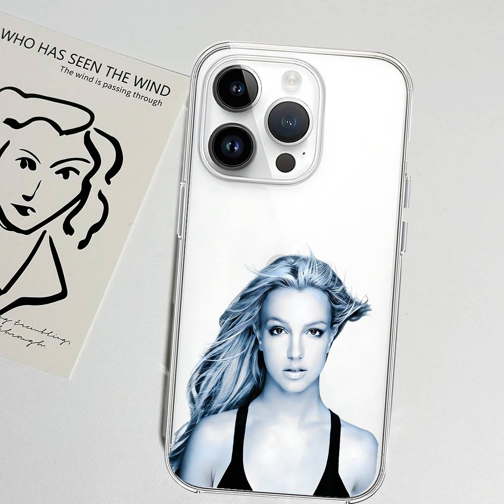 Это чехол для телефона B-Britney S-Spears Мягкий прозрачный чехол для IPhone 17 16 15 14 13 12 11 Pro Max Mini Plus Ударопрочный чехол