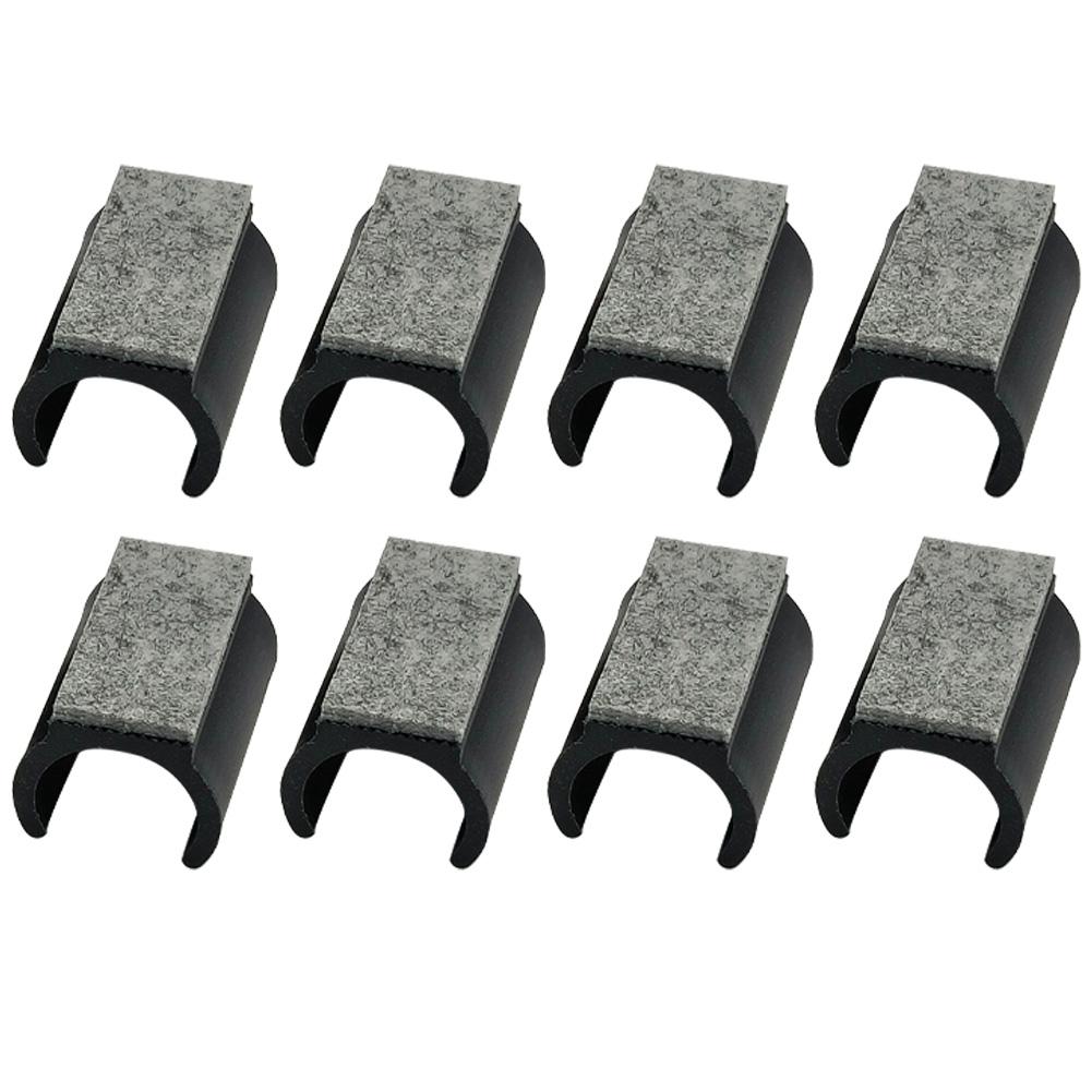 8pcs Chair Furniture Gliders 25mm Suitable For Protecting Floors And Reducing Noise Wool Felt Opening U-shaped Foot Pad Arch