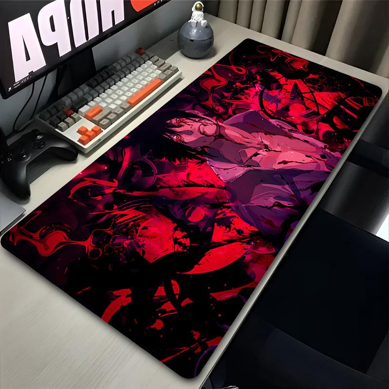 Mouse Pad Professional ESports Game Mousemat NNaruto Sasuke Mousepad Anime Extended Keyboard Mat Notbook Mousepad Comic Carpet