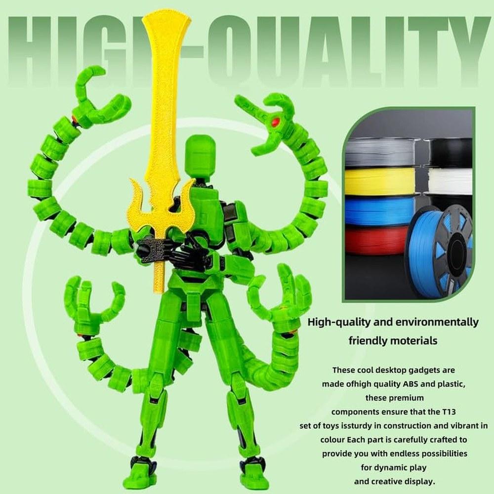 SGYYSG Complete 3D Printed Robot Action Figure Dummy Model