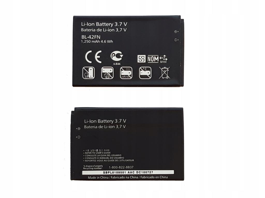 Nowa Bateria Do Lg Bl-42Fn P350 C550 Optimus Me