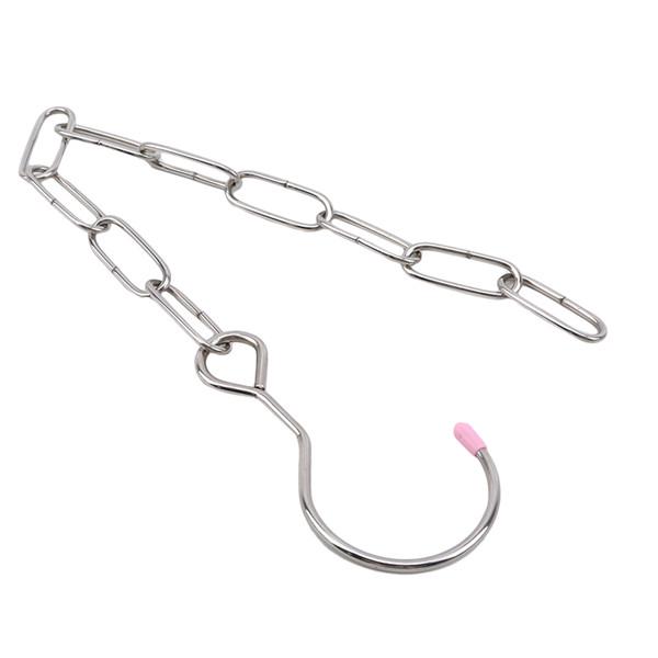 Metal Clothes Market Store Display Hanging Chain Hooks Ring Hanger Household Tools